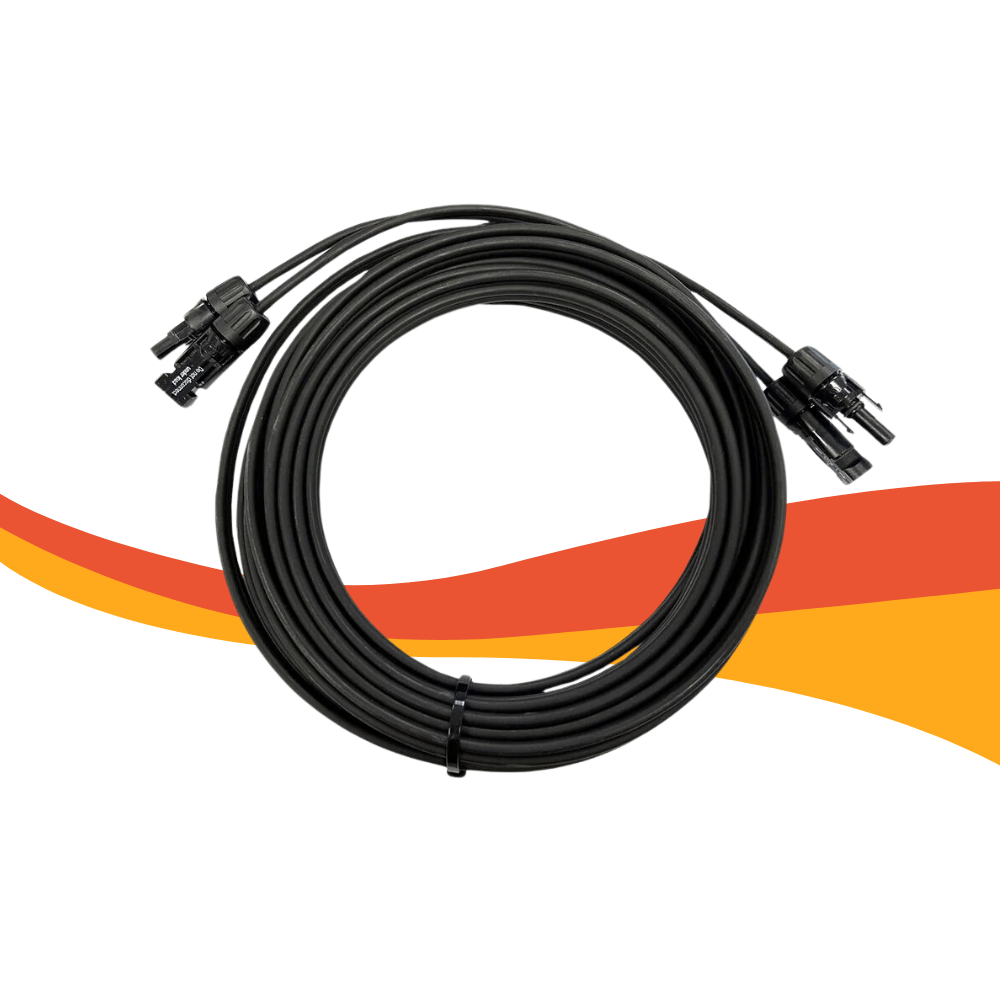 DC-Verlängerungskabel 2m (1 Paar, 4mm²)
