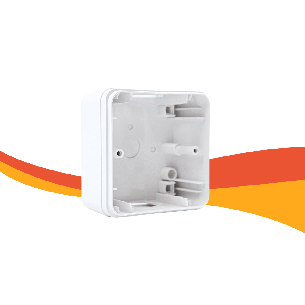 Aufputzgehäuse für Wieland-Unterputzsteckdose